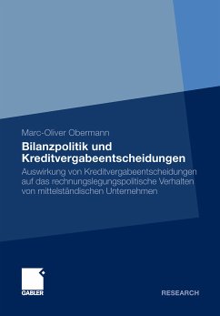 Bilanzpolitik und Kreditvergabeentscheidungen (eBook, PDF) - Obermann, Marc-Oliver