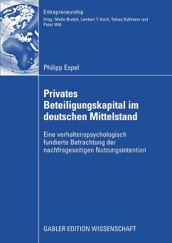 Privates Beteiligungskapital im deutschen Mittelstand (eBook, PDF) - Espel, Philipp
