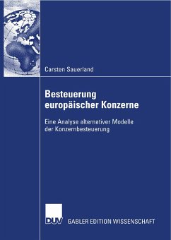 Besteuerung europäischer Konzerne (eBook, PDF) - Sauerland, Carsten