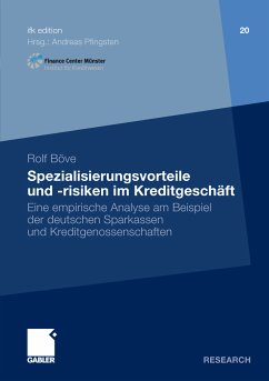 Spezialisierungsvorteile und -risiken im Kreditgeschäft (eBook, PDF) - Böve, Rolf