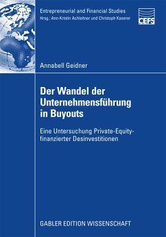 Der Wandel der Unternehmensführung in Buyouts (eBook, PDF) - Geidner, Annabell