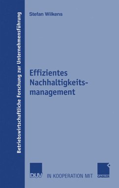 Effizientes Nachhaltigkeitsmanagement (eBook, PDF) - Wilkens, Stefan