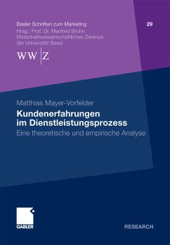 Kundenerfahrungen im Dienstleistungsprozess (eBook, PDF) - Mayer-Vorfelder, Matthias
