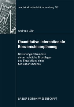 Quantitative internationale Konzernsteuerplanung (eBook, PDF) - Lühn, Andreas