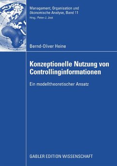 Konzeptionelle Nutzung von Controllinginformationen (eBook, PDF) - Heine, Bernd-Oliver