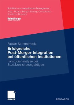 Erfolgreiche Post-Merger-Integration bei öffentlichen Institutionen (eBook, PDF) - Sommerrock, Fabian