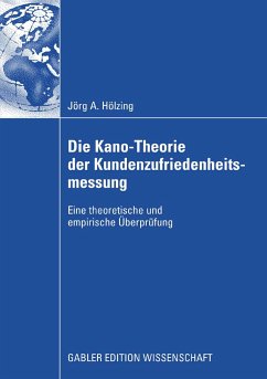 Die Kano-Theorie der Kundenzufriedenheitsmessung (eBook, PDF) - Hölzing, Jörg