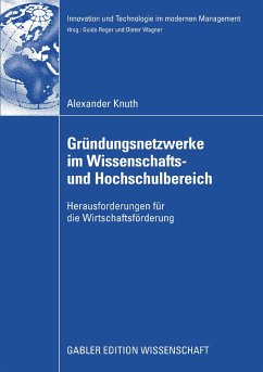 Gründungsnetzwerke im Wissenschafts- und Hochschulbereich (eBook, PDF) - Knuth, Alexander