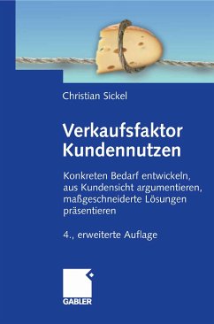Verkaufsfaktor Kundennutzen (eBook, PDF) - Sickel, Christian