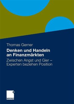 Denken und Handeln an Finanzmärkten (eBook, PDF) - Gerner, Thomas