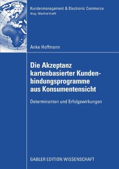 Die Akzeptanz kartenbasierter Kundenbindungsprogramme aus Konsumentensicht (eBook, PDF) - Hoffmann, Anke