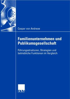 Familienunternehmen und Publikumsgesellschaft (eBook, PDF) - von Andreae, Caspar