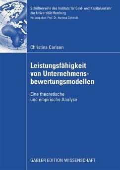 Leistungsfähigkeit von Unternehmensbewertungsmodellen (eBook, PDF) - Carlsen, Christina