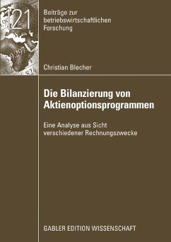 Die Bilanzierung von Aktienoptionsprogrammen (eBook, PDF) - Blecher, Christian
