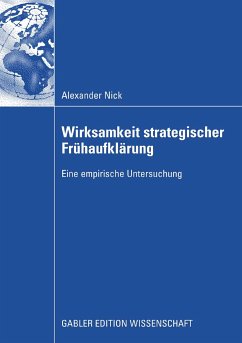 Wirksamkeit strategischer Frühaufklärung (eBook, PDF) - Nick, Alexander