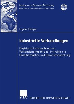Industrielle Verhandlungen (eBook, PDF) - Geiger, Ingmar