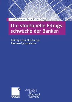 Die strukturelle Ertragsschwäche der Banken (eBook, PDF)