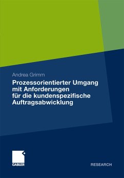 Prozessorientierter Umgang mit Anforderungen für die kundenspezifische Auftragsabwicklung (eBook, PDF) - Grimm, Andrea