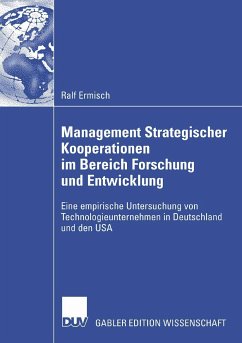 Management Strategischer Kooperationen im Bereich Forschung und Entwicklung (eBook, PDF) - Ermisch, Ralf
