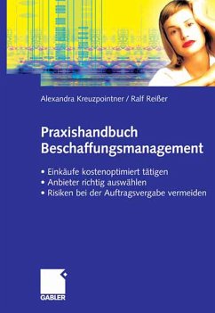 Praxishandbuch Beschaffungsmanagement (eBook, PDF) - Kreuzpointner, Alexandra; Reißer, Ralf