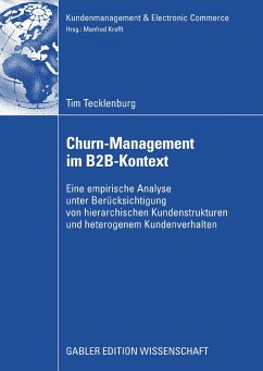 Churn-Management im B2B-Kontext (eBook, PDF) - Tecklenburg, Tim