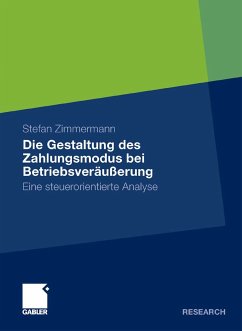 Die Gestaltung des Zahlungsmodus bei Betriebsveräußerung (eBook, PDF) - Zimmermann, Stefan