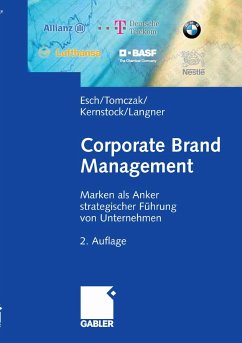 Corporate Brand Management (eBook, PDF) - Esch, Franz-Rudolf; Tomczak, Torsten; Kernstock, Joachim; Langner, Tobias