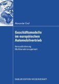 Geschäftsmodelle im europäischen Automobilvertrieb (eBook, PDF)