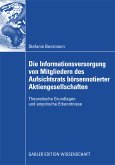 Die Informationsversorgung von Mitgliedern des Aufsichtsrats börsennotierter Aktiengesellschaften (eBook, PDF)