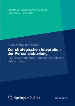 Zur strategischen Integration der Personalabteilung (eBook, PDF) - Hildisch, Anna Katharina