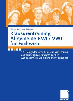 Klausurentraining Allgemeine BWL/ VWL für Fachwirte (eBook, PDF) - Werner, Andreas