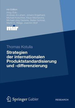 Strategien der internationalen Produktstandardisierung und -differenzierung (eBook, PDF) - Kotulla, Thomas