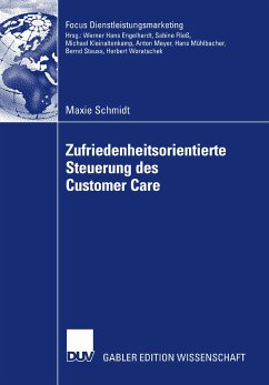 Zufriedenheitsorientierte Steuerung des Customer Care (eBook, PDF) - Schmidt, Maxie