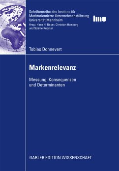 Markenrelevanz (eBook, PDF) - Donnevert, Tobias