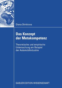 Das Konzept der Metakompetenz (eBook, PDF) - Dimitrova, Diana