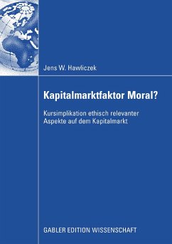 Kapitalmarktfaktor Moral? (eBook, PDF) - Hawliczek, Jens