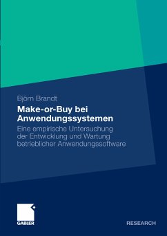 Make-or-Buy bei Anwendungssystemen (eBook, PDF) - Brandt, Björn