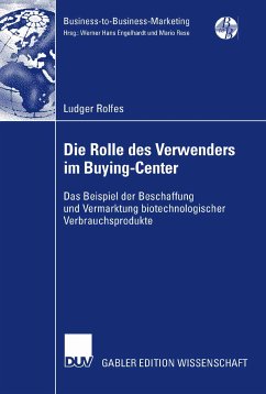 Die Rolle des Verwenders im Buying-Center (eBook, PDF) - Rolfes, Ludger