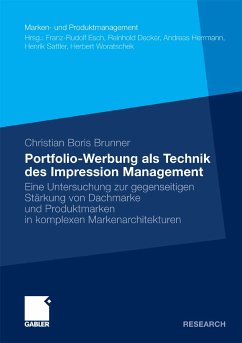 Portfolio-Werbung als Technik des Impression Management (eBook, PDF) - Brunner, Christian