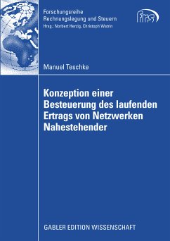 Konzeption einer Besteuerung des laufenden Ertrags von Netzwerken Nahestehender (eBook, PDF) - Teschke, Manuel