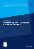 Bilanzierung von Zuschüssen nach HGB und IFRS (eBook, PDF)