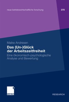 Das (Un-)Glück der Arbeitszeitfreiheit (eBook, PDF) - Andresen, Maike