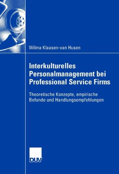 Interkulturelles Personalmanagement bei Professional Service Firms (eBook, PDF) - Klaasen-van Husen, Wilma