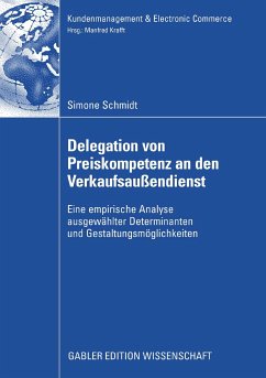 Delegation von Preiskompetenz an den Verkaufsaußendienst (eBook, PDF) - Schmidt, Simone