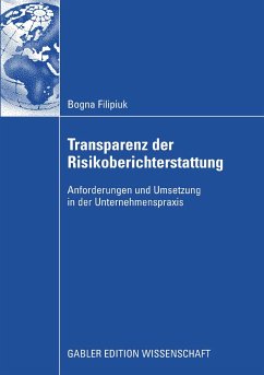 Transparenz der Risikoberichterstattung (eBook, PDF) - Filipiuk, Bogna