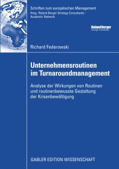 Unternehmensroutinen im Turnaroundmanagement (eBook, PDF) - Federowski, Richard