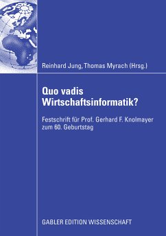 Quo vadis Wirtschaftsinformatik? (eBook, PDF)