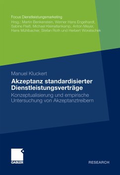 Akzeptanz standardisierter Dienstleistungsverträge (eBook, PDF) - Kluckert, Manuel