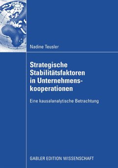 Strategische Stabilitätsfaktoren in Unternehmenskooperationen (eBook, PDF) - Teusler, Nadine