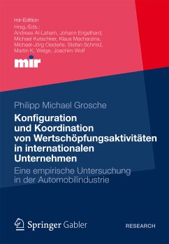 Konfiguration und Koordination von Wertschöpfungsaktivitäten in internationalen Unternehmen (eBook, PDF) - Grosche, Philipp Michael